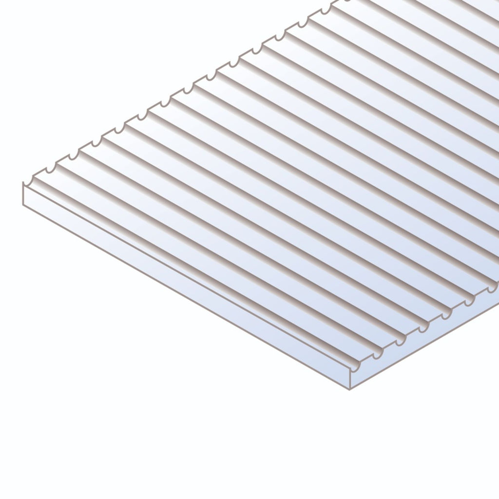 EVG4067 [file:EVG4067-1.jpg] Car Siding Sheet O-Scale, 150 x 300 x 1.0mm (6 x 12 x .040in) (1 per pack)