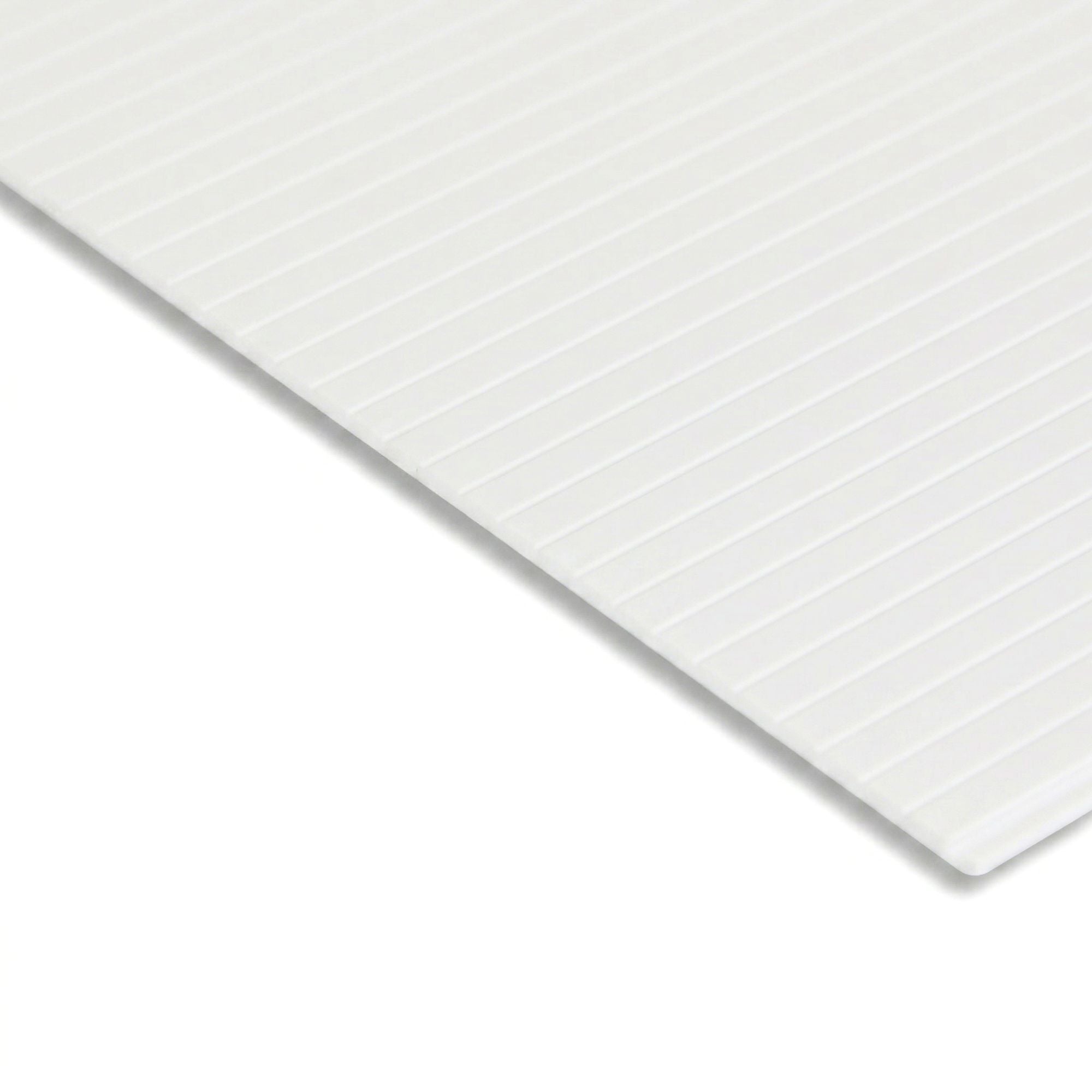 EVG4080 [file:EVG4080-1.jpg] V-Groove Siding Sheet, 1.0 x 150 x 300mm, 2.0mm Spacing (.040 x 6 x 12in, .080in Spacing) (1 per pack)