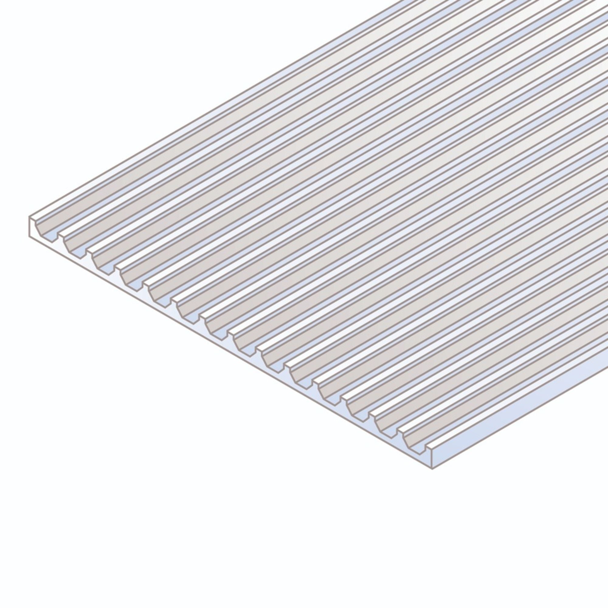 EVG4544 [file:EVG4544-1.jpg] Board & Batten Sheet, 150 x 300 x 1.0mm, 3.2mm Spacing (6 x 12 x .040in, .125in Spacing) (1 per pack)