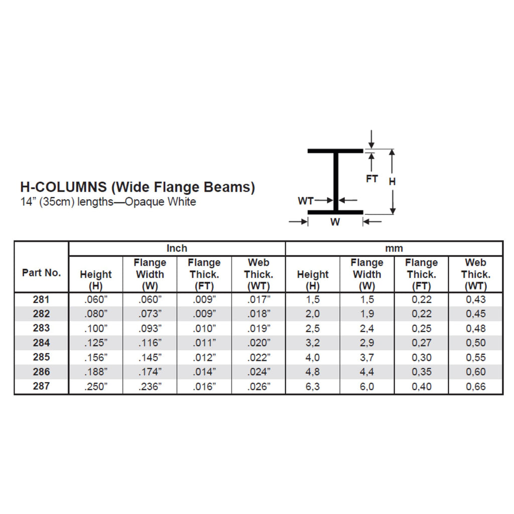 EVG6-281-4 [file:EVG6-281-4.jpg] H-Column