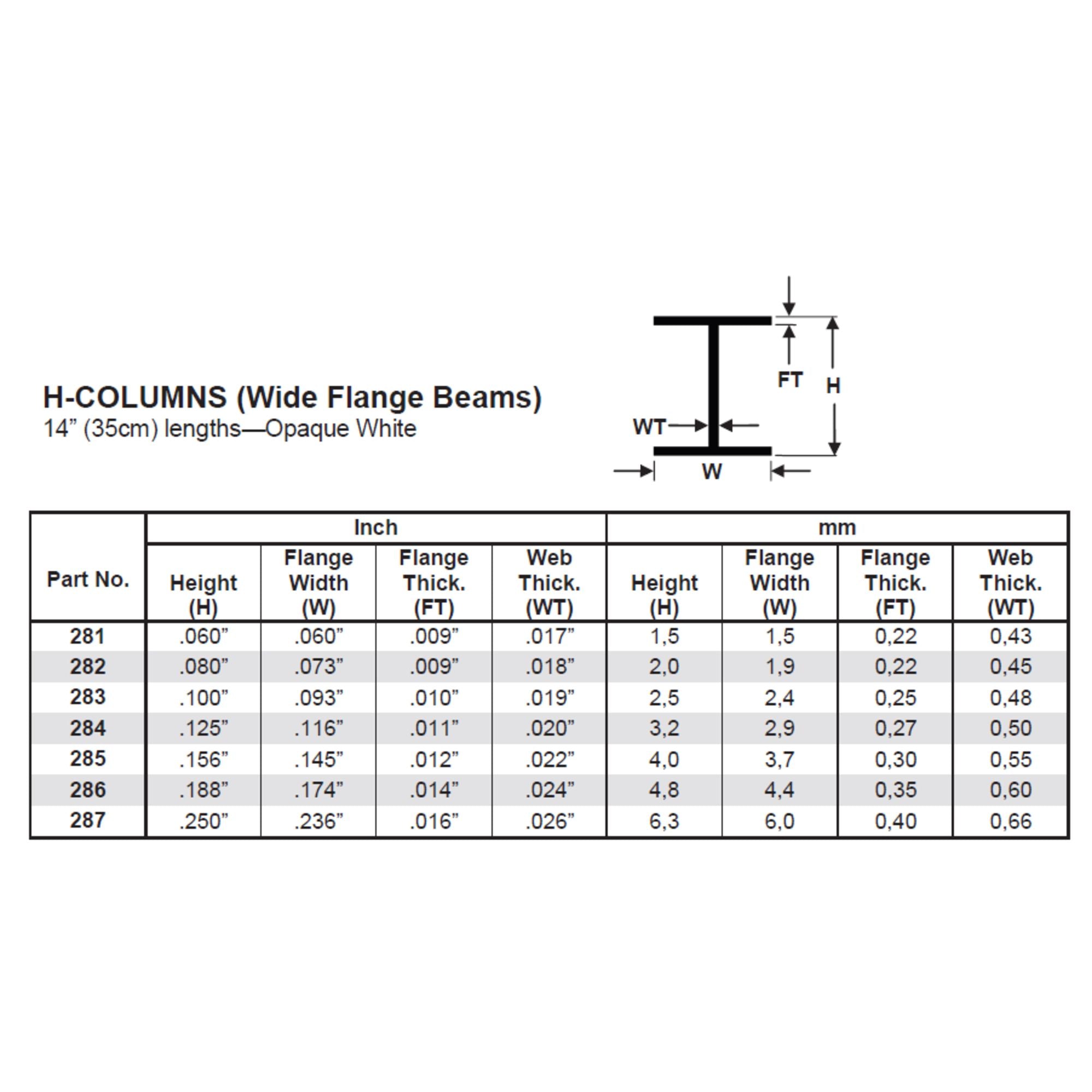 EVG6-281-4 [file:EVG6-281-4.jpg] H-Column