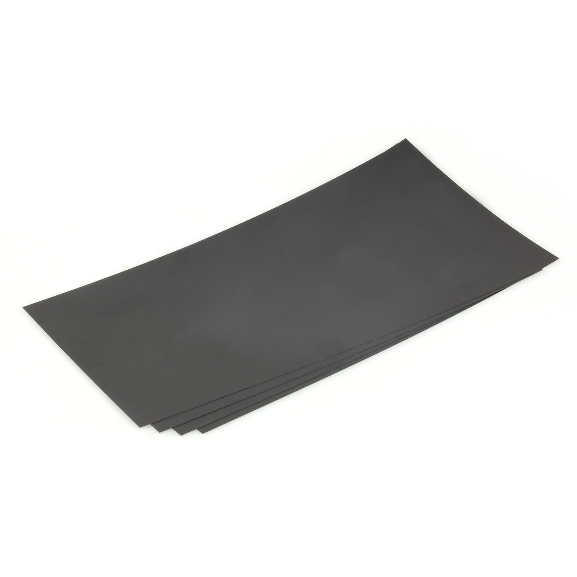 EVG9511 [file:EVG9511-1.jpg] Black Sheet, 150 x 300 x 0.3mm (6 x 12 x .010in) (4 per pack)