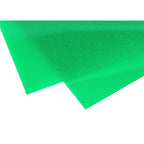 Transparent Coloured Sheet, 0.3 x 150 x 300mm (.010 x 6 x 12in), Green (2 per pack)
