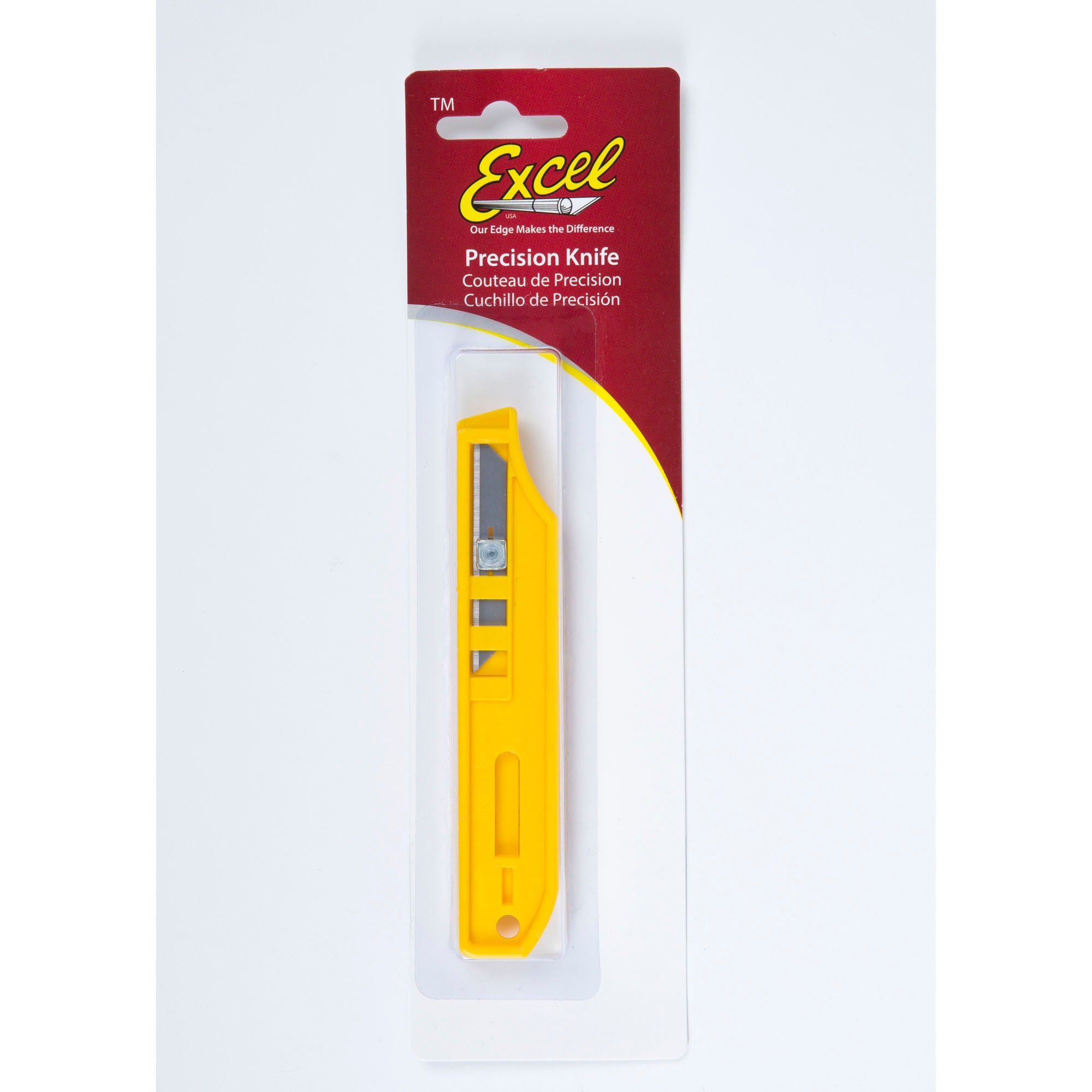 EXL16008-2 [file:EXL16008-2.jpg] K8 Flat Yellow Handle Knife (Carded)