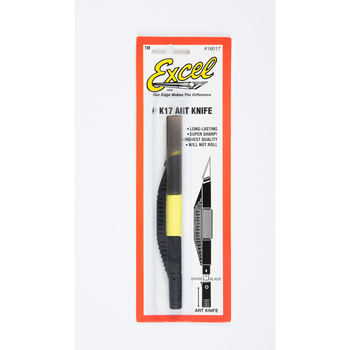 K17 Plastic Art Knife (Carded)
