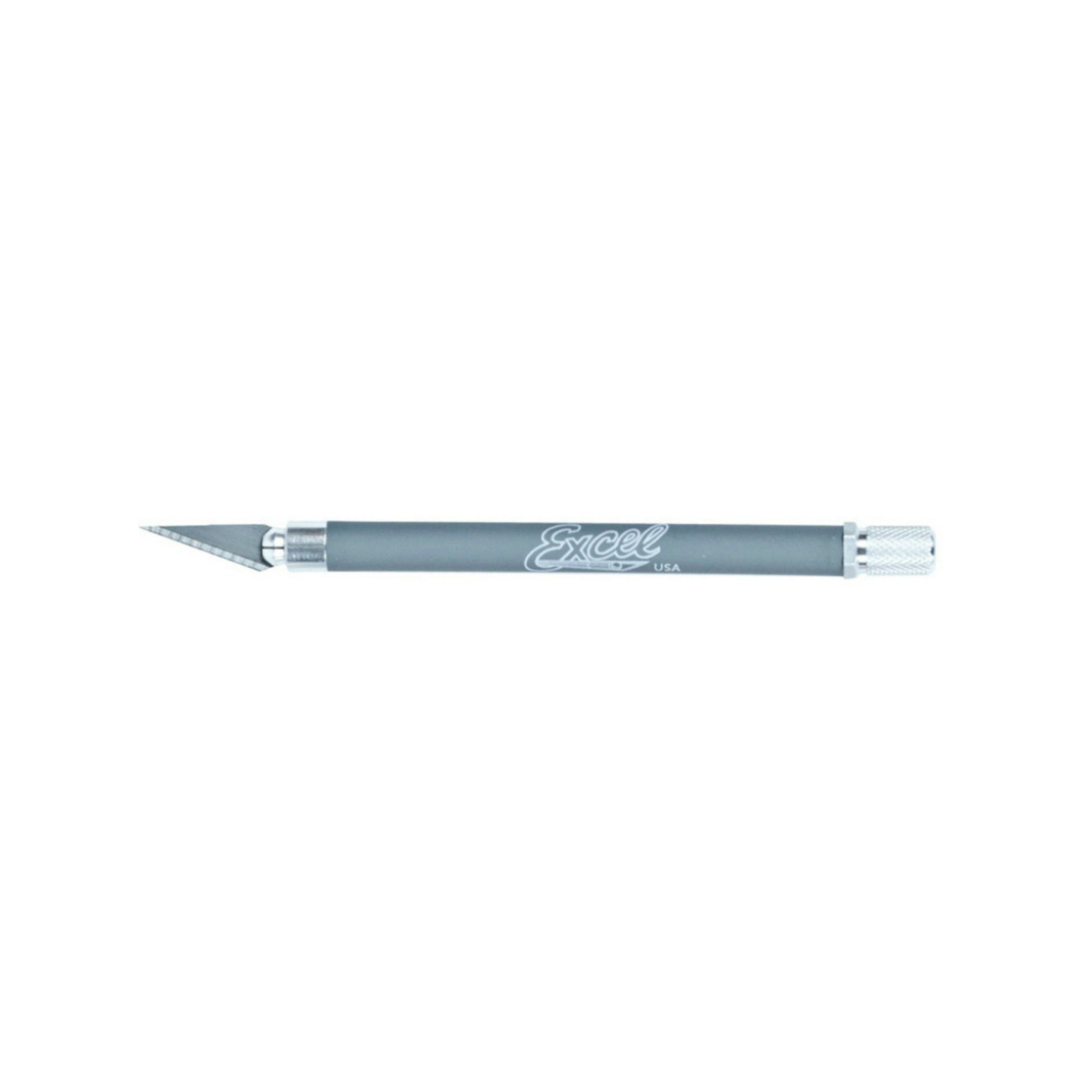 EXL16023 [file:EXL16023-1.jpg] K18 Grip-On Knife with Safety Cap (#11 Blade), Grey (Carded)