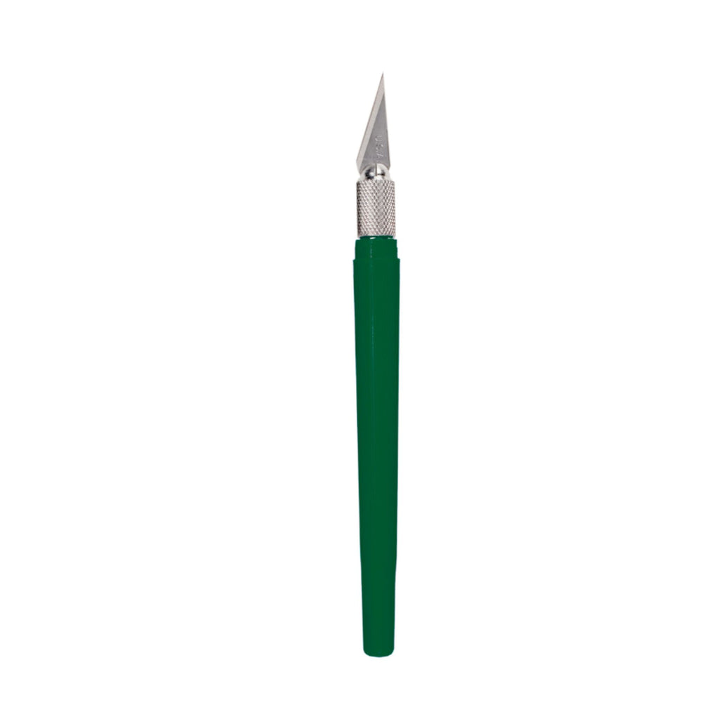 EXL16044 [file:EXL16044-1.jpg] K40 Pocket Clip-on Knife with Twist-off Cap, Green (Carded)