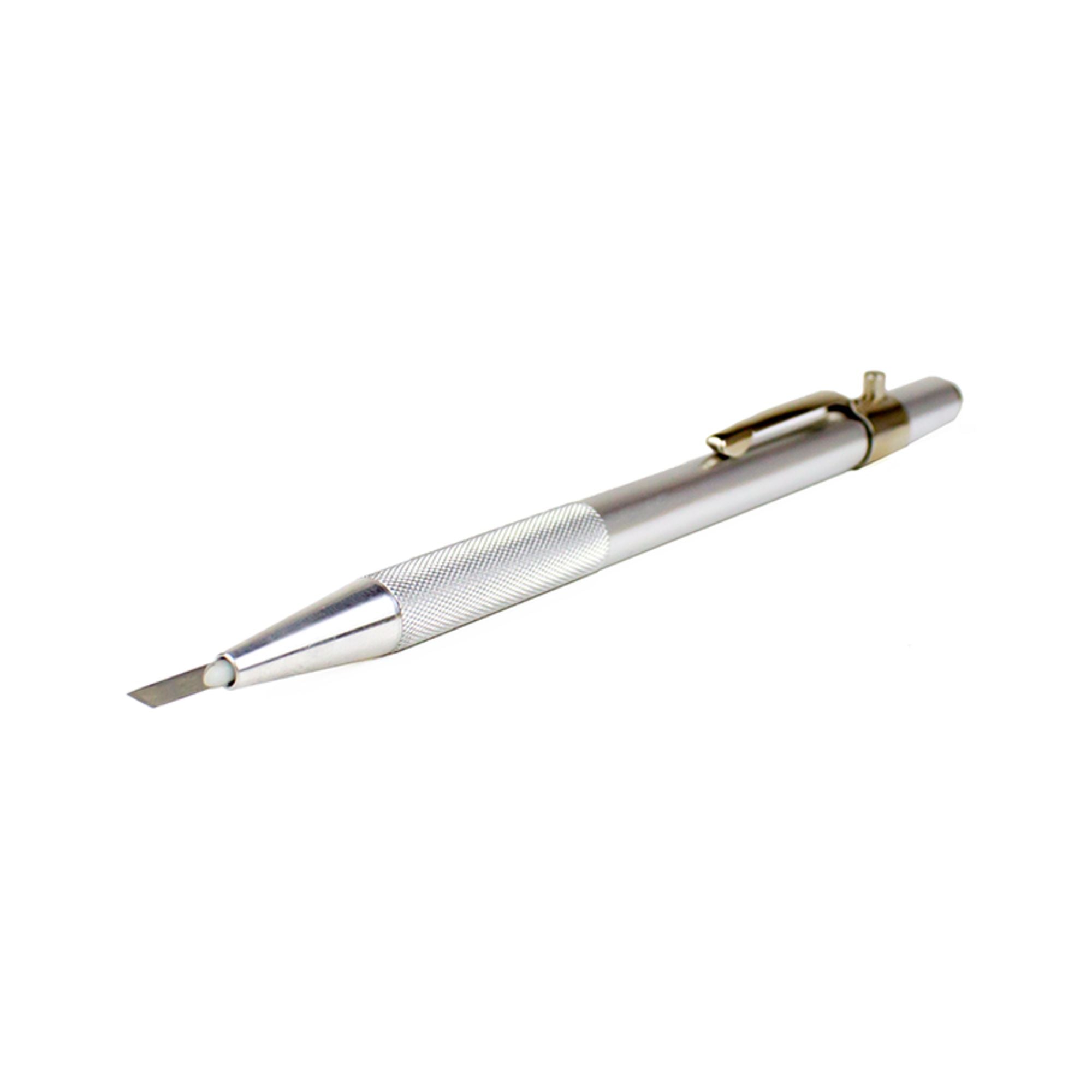 EXL16048-3 [file:EXL16048-3.jpg] Deluxe Retractable Knife with Clip