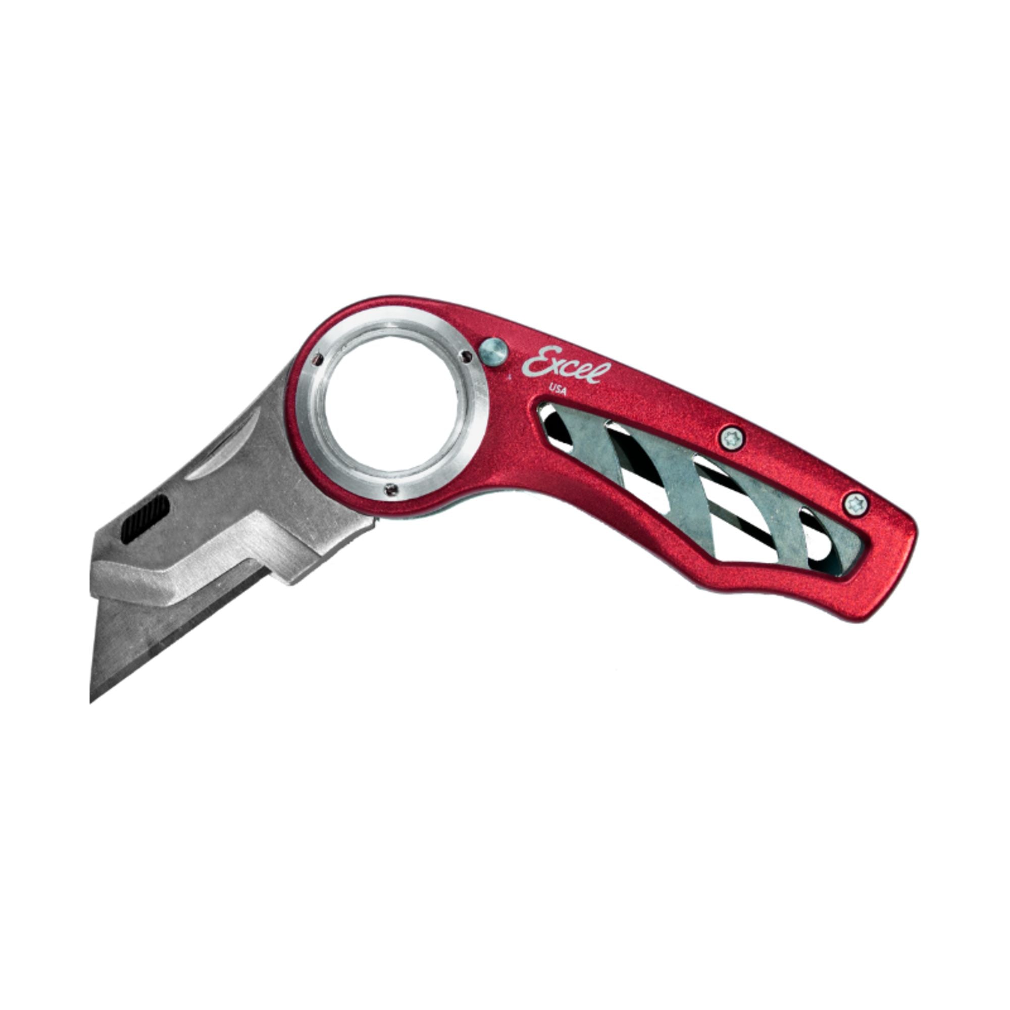 EXL16062 [file:EXL16062-1.jpg] K60 Revo Folding Utility Knife, Red (Carded)