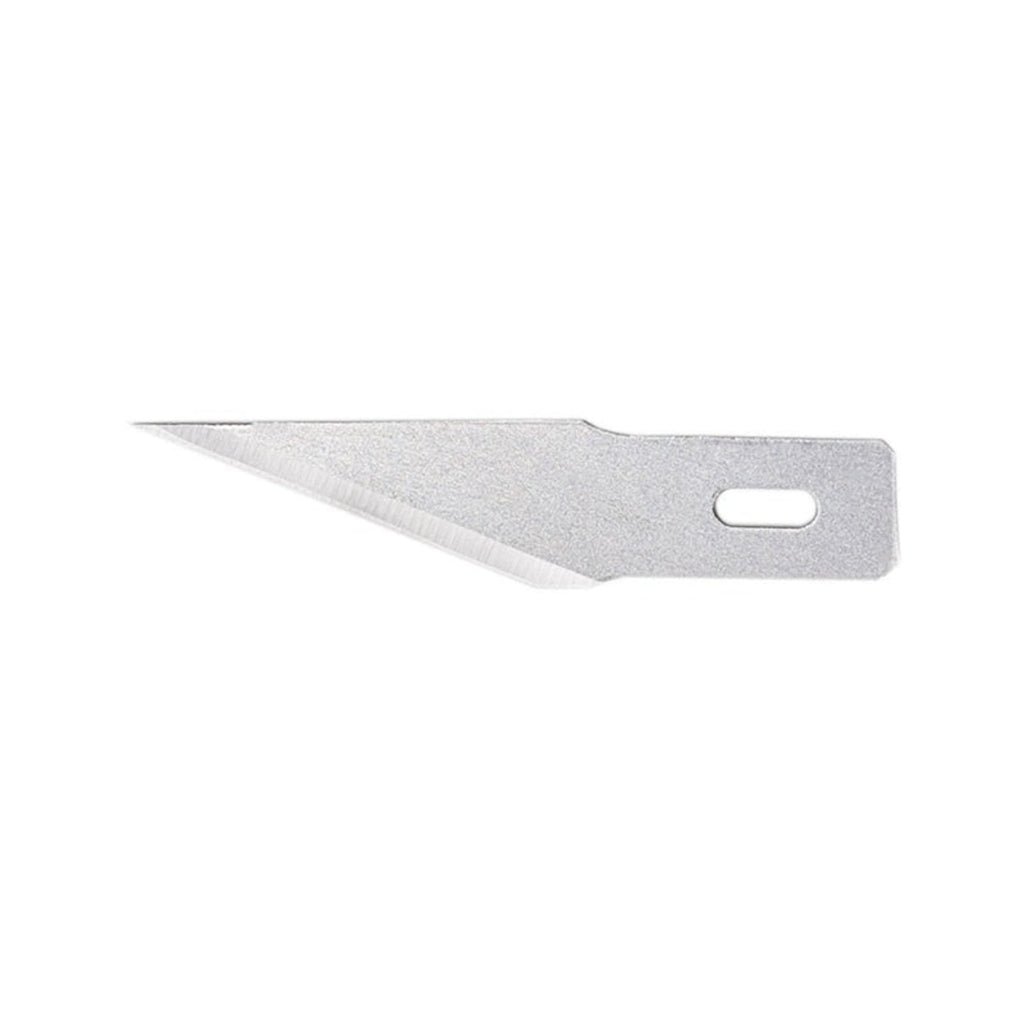 EXL20002-1 [file:EXL20002-1.jpg] Straight Edge Blade #2, Shank 0.345" (0.88 cm) (5 pcs) (Carded)