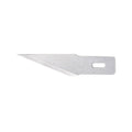 EXL20002-1 [file:EXL20002-1.jpg] Straight Edge Blade #2, Shank 0.345" (0.88 cm) (5 pcs) (Carded)
