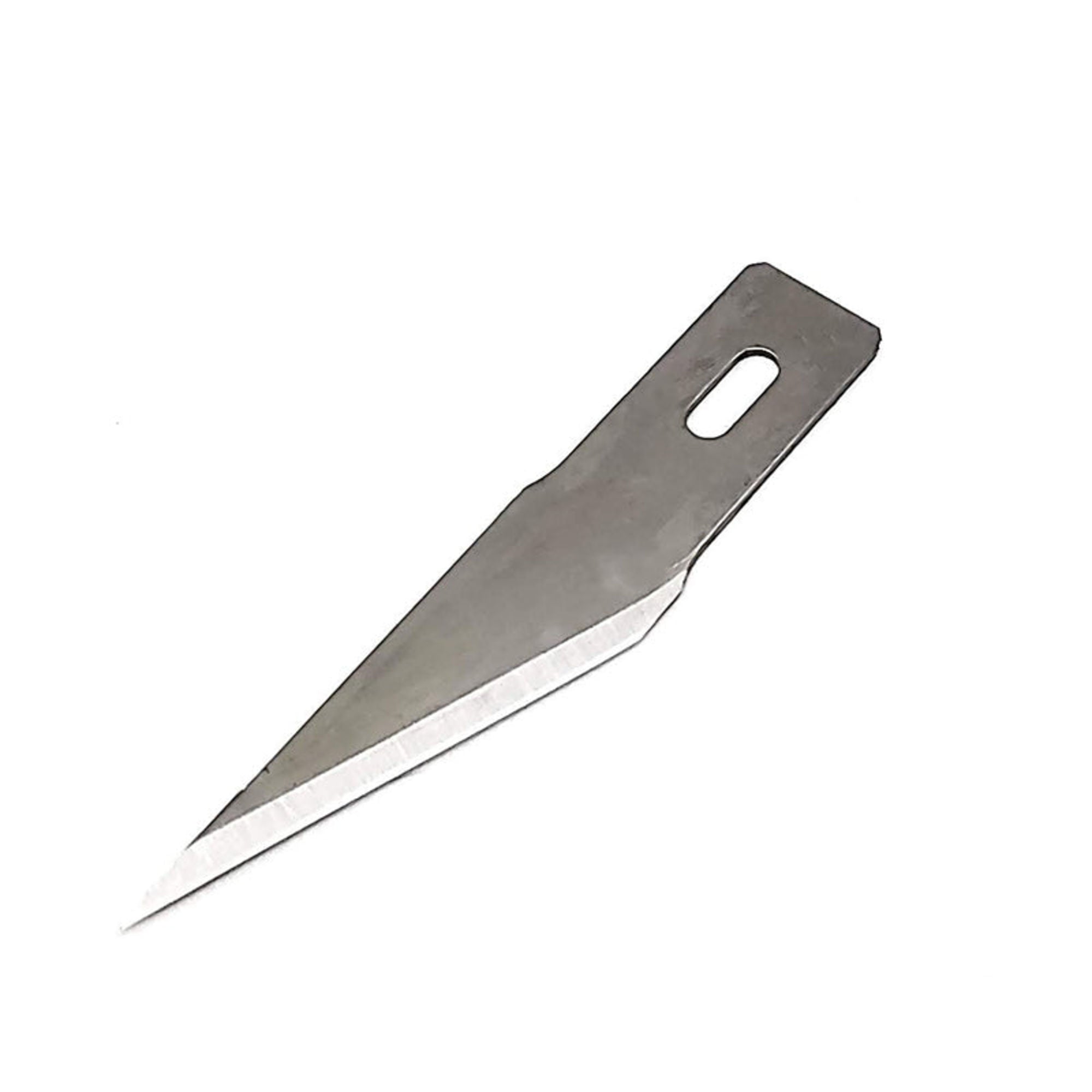 EXL20002-4 [file:EXL20002-4.jpg] Straight Edge Blade #2, Shank 0.345" (0.88 cm) (5 pcs) (Carded)