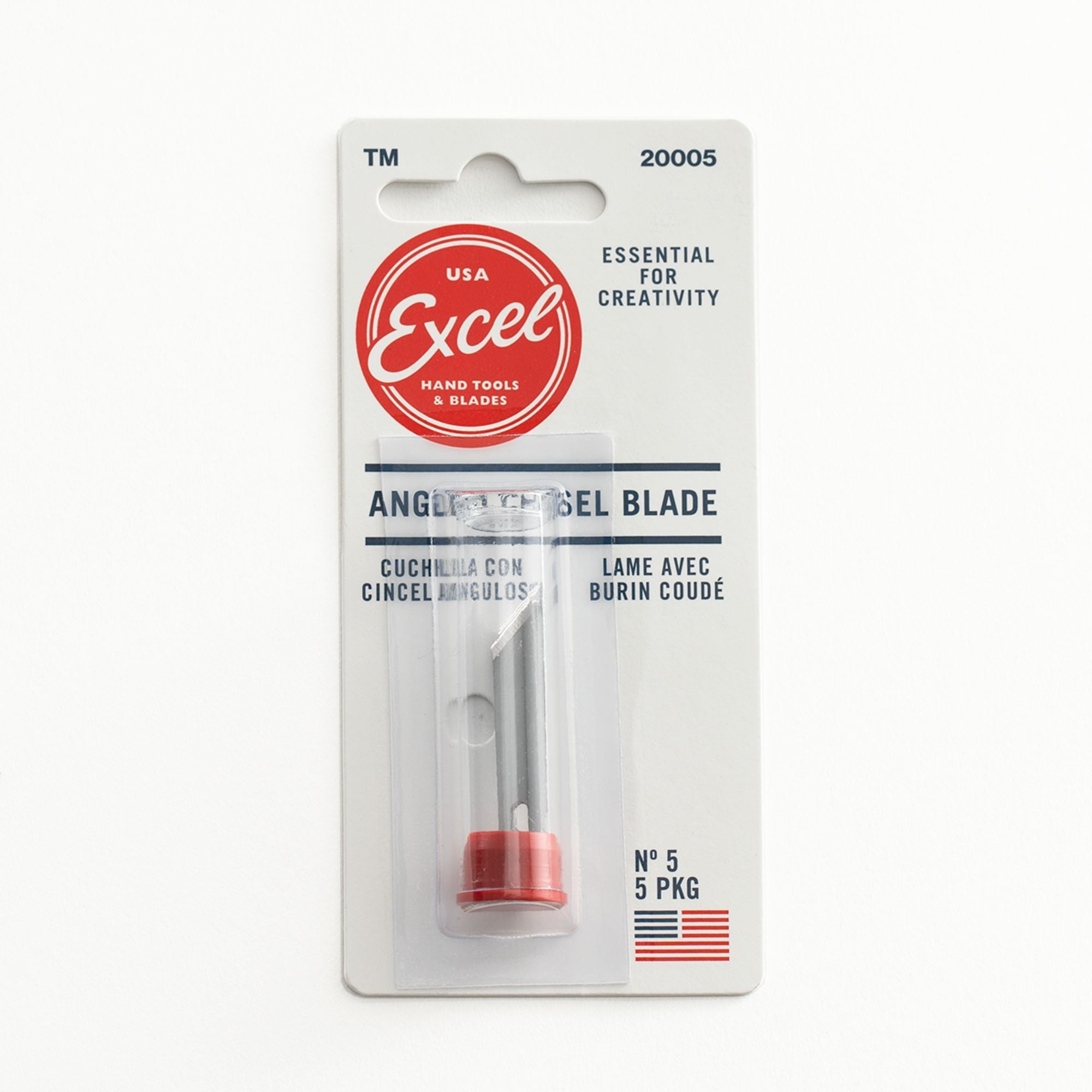 EXL20005-4 [file:EXL20005-4.jpg] #5 Angled Chisel Blade