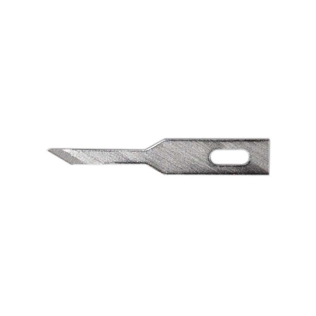EXL20006 [file:EXL20006-1.jpg] #6 Micro Stencil Blade, Shank 0.25" (0.58 cm) (5 pcs) (Carded)