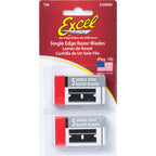 EXL20009-4 [file:EXL20009-4.jpg] Single Edge Blade, .009in (10 pcs) (Carded)