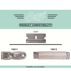EXL20009-6 [file:EXL20009-6.jpg] Single Edge Blade, .009in (10 pcs) (Carded)