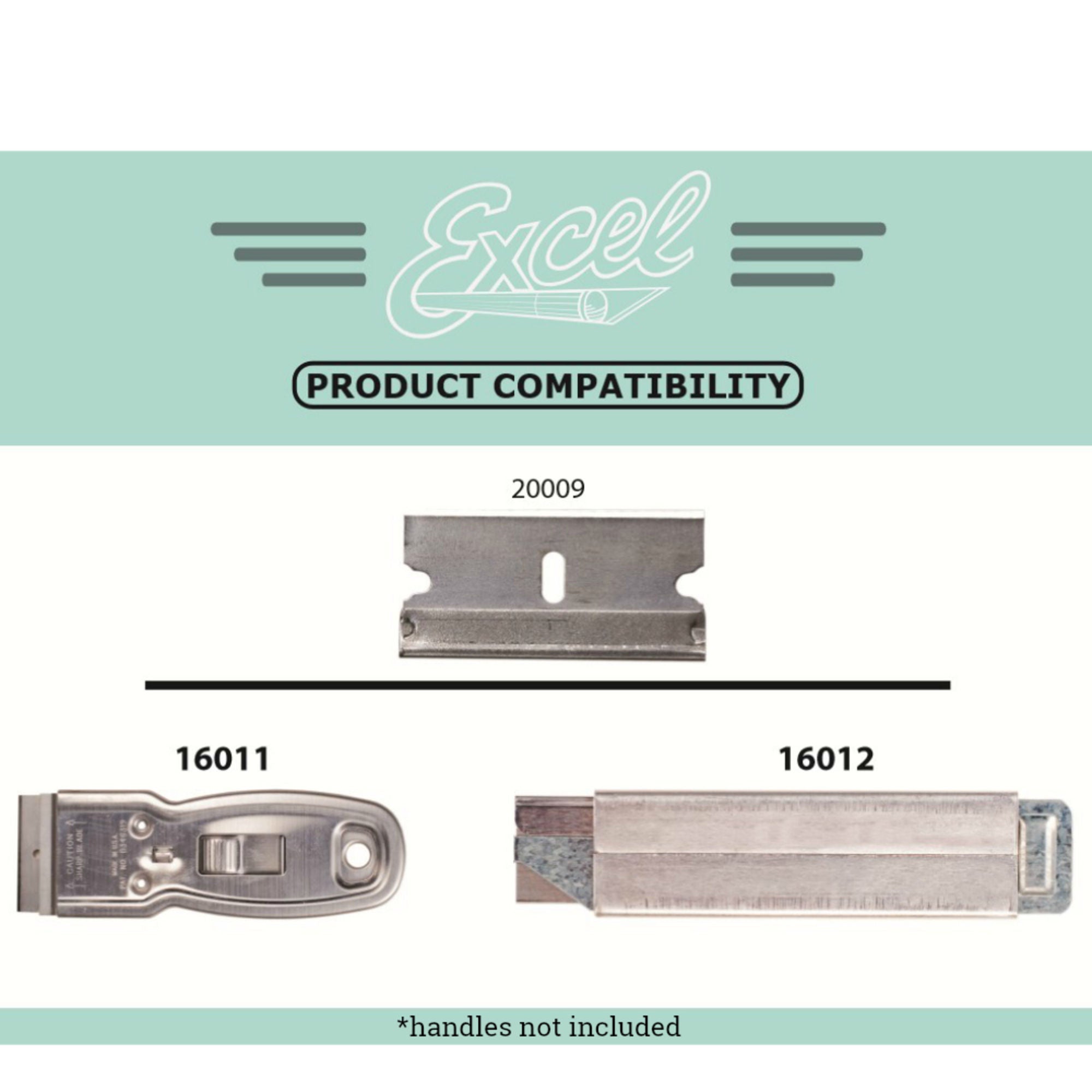 EXL20009-6 [file:EXL20009-6.jpg] Single Edge Blade, .009in (10 pcs) (Carded)