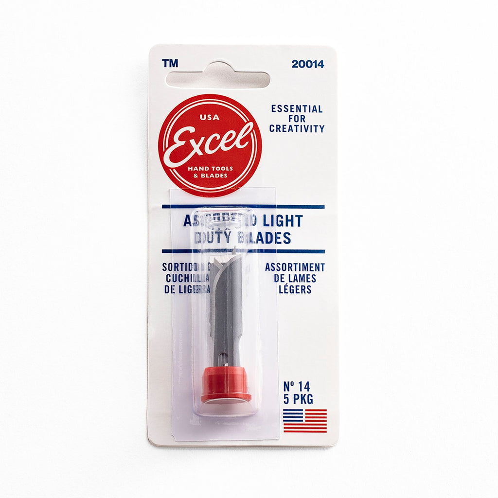 EXL20014-4 [file:EXL20014-4.jpg] Assorted Light Duty Replacement Blades (5 pcs)