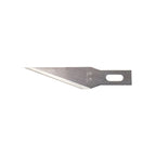 EXL20021 [file:EXL20021-1.jpg] #21 Stainless Steel Blade, Shank 0.25" (0.58 cm) (5 pcs) (Carded)