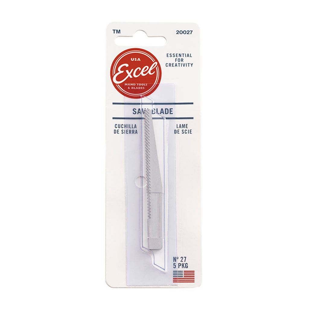 EXL20027-4 [file:EXL20027-4.jpg] Saw Blade #27, Shank 0.345" (0.88 cm) (5 pcs) (Carded)