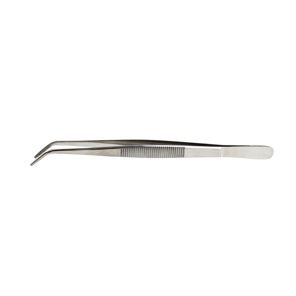 EXL30415-2 Curved Point Stainless Steel Tweezers, 6in (Carded)