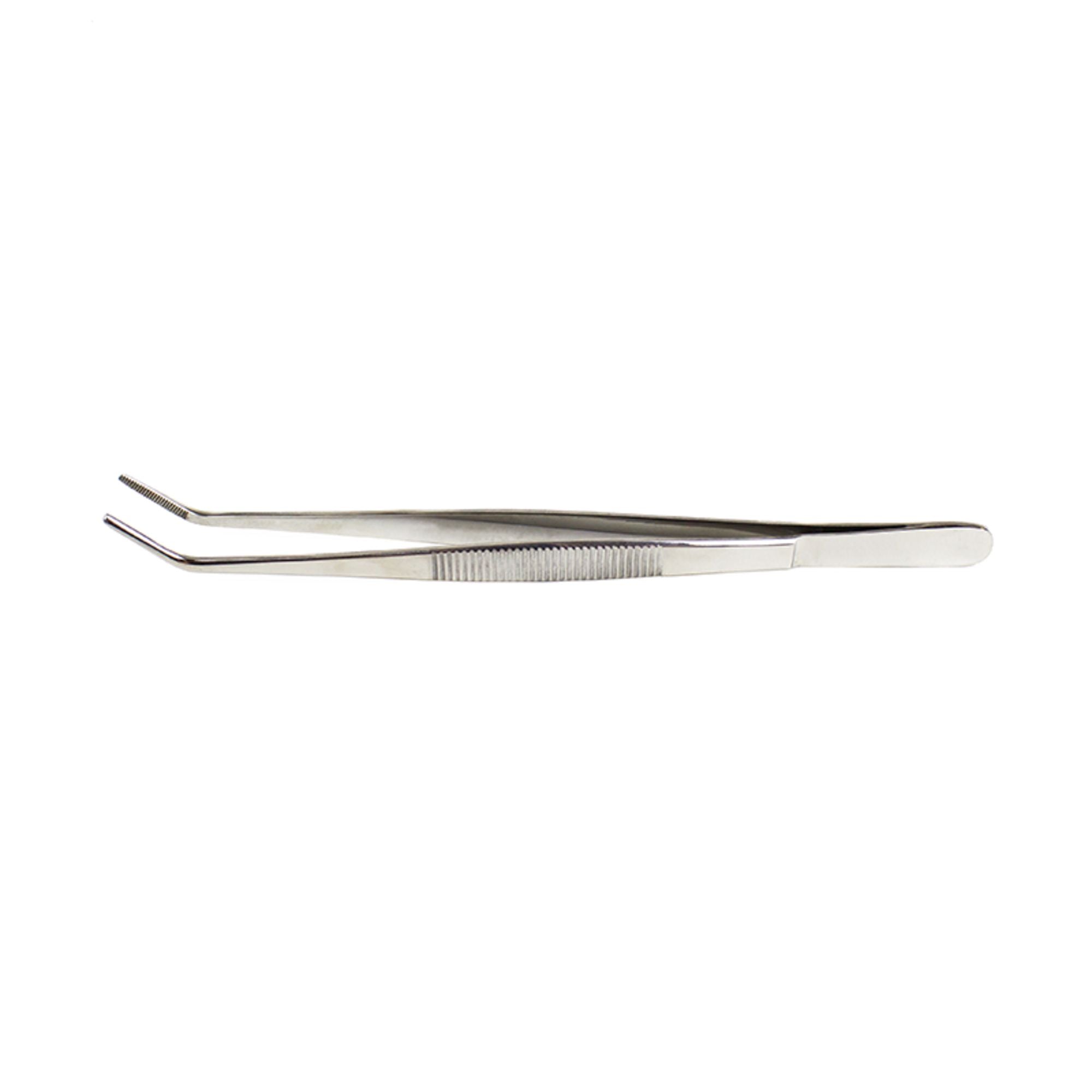 EXL30415-3 Curved Point Stainless Steel Tweezers, 6in (Carded)