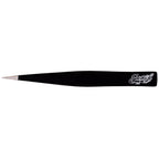 EXL30422 [file:EXL30422-1.jpg] Hollow Handle Ultra Fine Point Tweezers, Black (Carded)