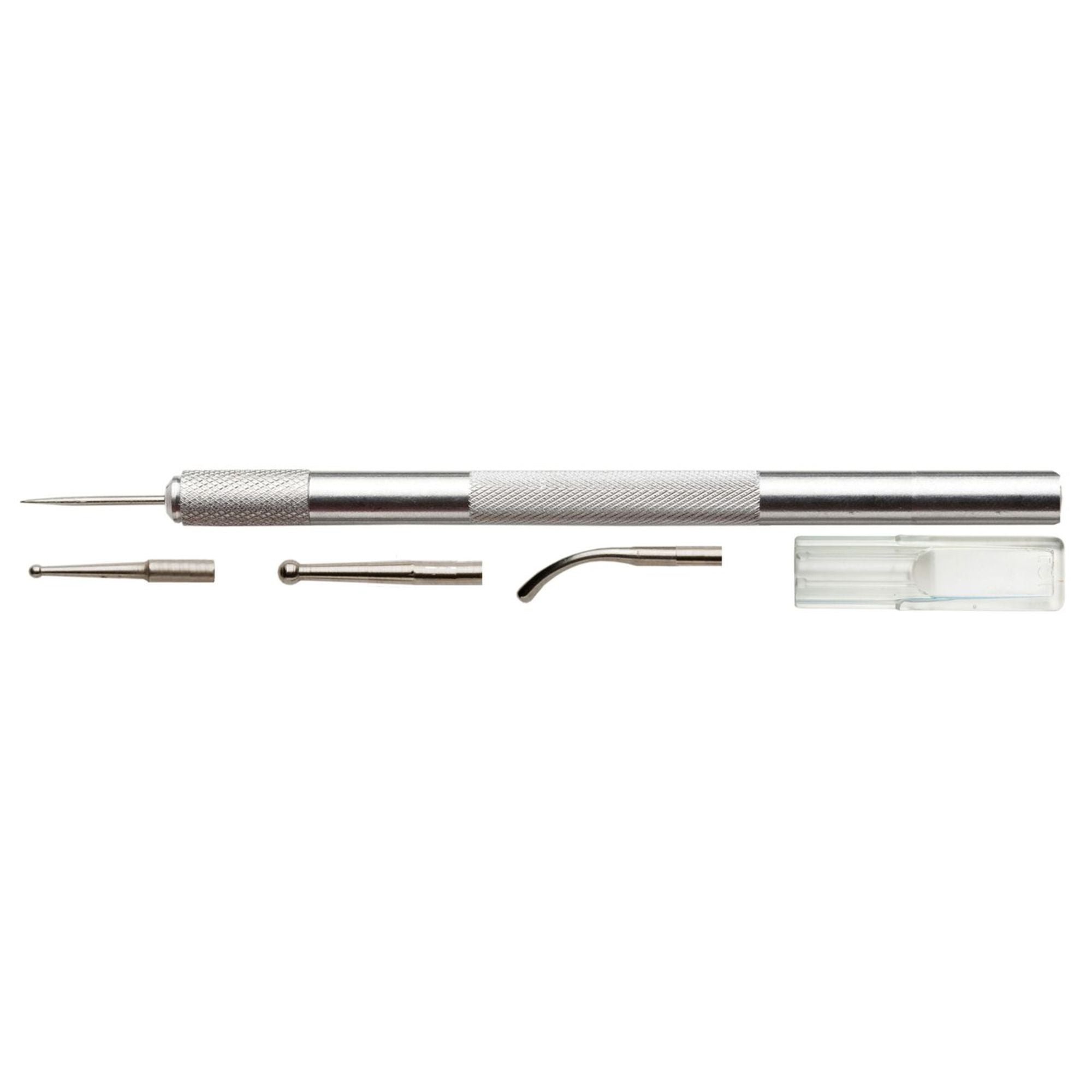 EXL30605 [file:EXL30605-1.jpg] Burnishing Set with 4 Interchangeable Tips (Carded)
