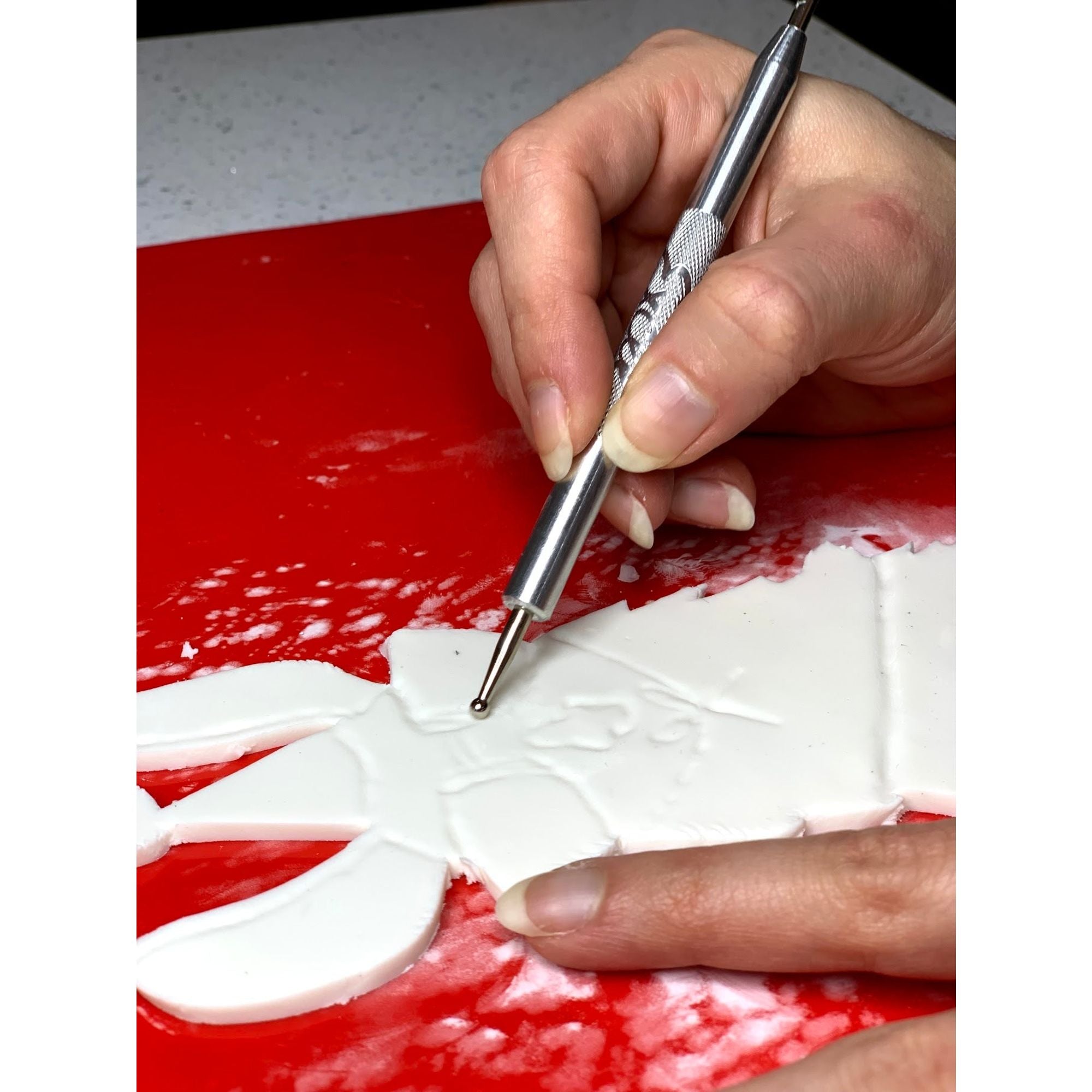 EXL30609-5 Double Ended Burnisher (Fixed .125in Ball and .125in Spoon Tips) (Carded)