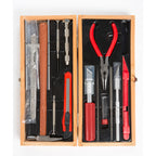 EXL44289-3 [file:EXL44289-3.jpg] Deluxe Wooden Railroad Tool Set (Boxed)