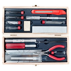 EXL44291-2 [file:EXL44291-2.jpg] Deluxe Wooden Ship Modelers Tool Set (Boxed)