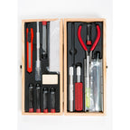 EXL44291-3 [file:EXL44291-3.jpg] Deluxe Wooden Ship Modelers Tool Set (Boxed)