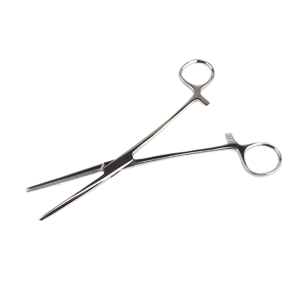 EXL55541 [file:EXL55541-1.jpg] Stainless Steel Hemostats, Straight Nose 7.5in (Carded)