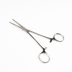 EXL55541-4 [file:EXL55541-4.jpg] Stainless Steel Hemostats, Straight Nose 7.5in (Carded)