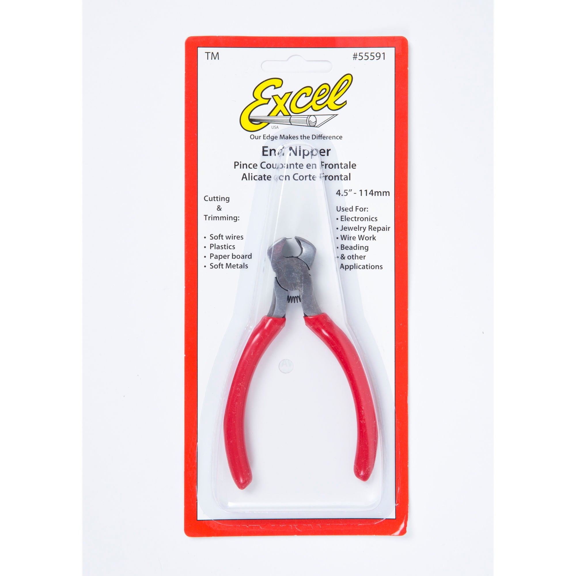 EXL55591-4 [file:EXL55591-4.jpg] Spring Loaded Soft Grip Plier