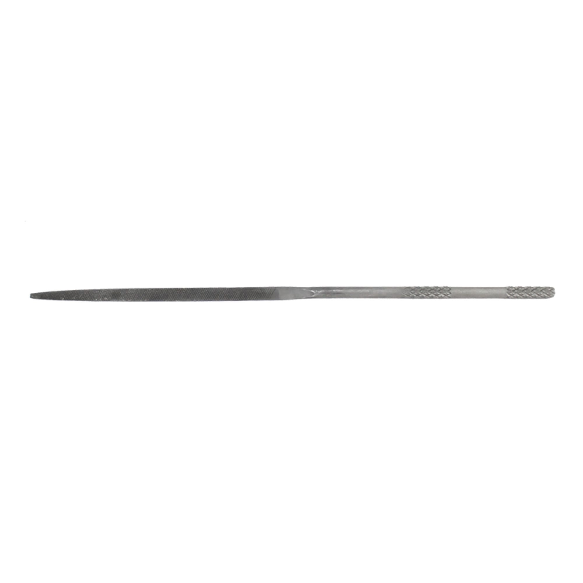 EXL55602 [file:EXL55602-1.jpg] Three Square Needle File, 5.5in (13.97cm) , Cut #2 (Carded)