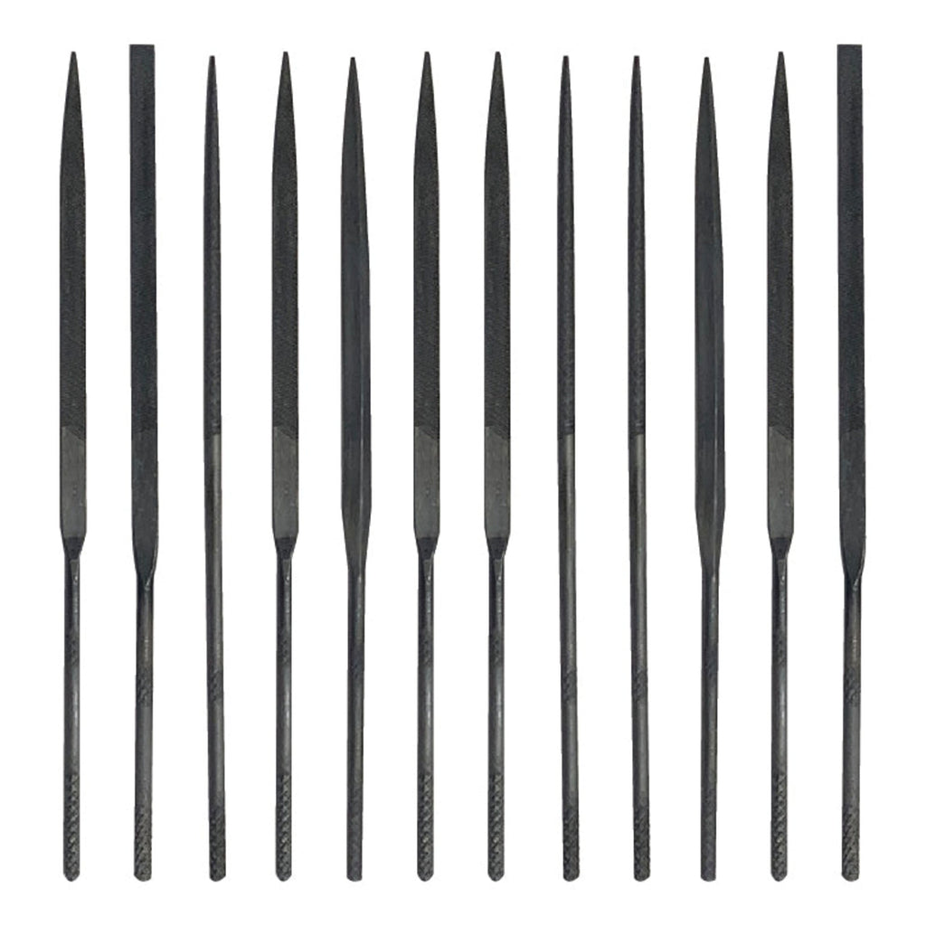 EXL55608-1 [file:EXL55608-1.jpg] Mini Needle File Set, Assorted (12 pcs)