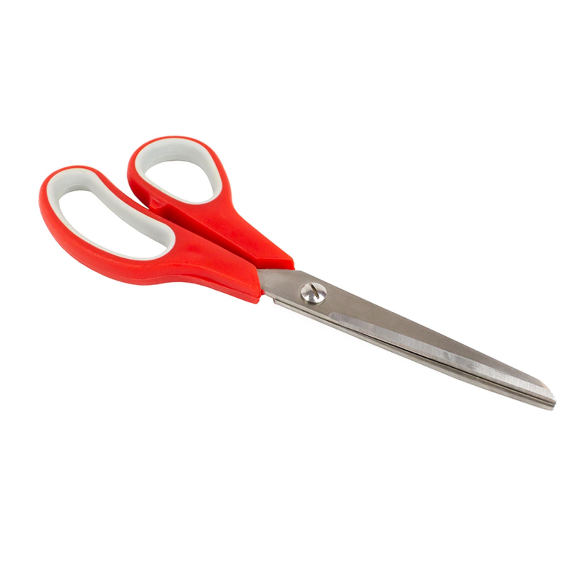 EXL55620-4 [file:EXL55620-4.jpg] Stainless Steel Scissors, 8in Soft Grip (Carded)