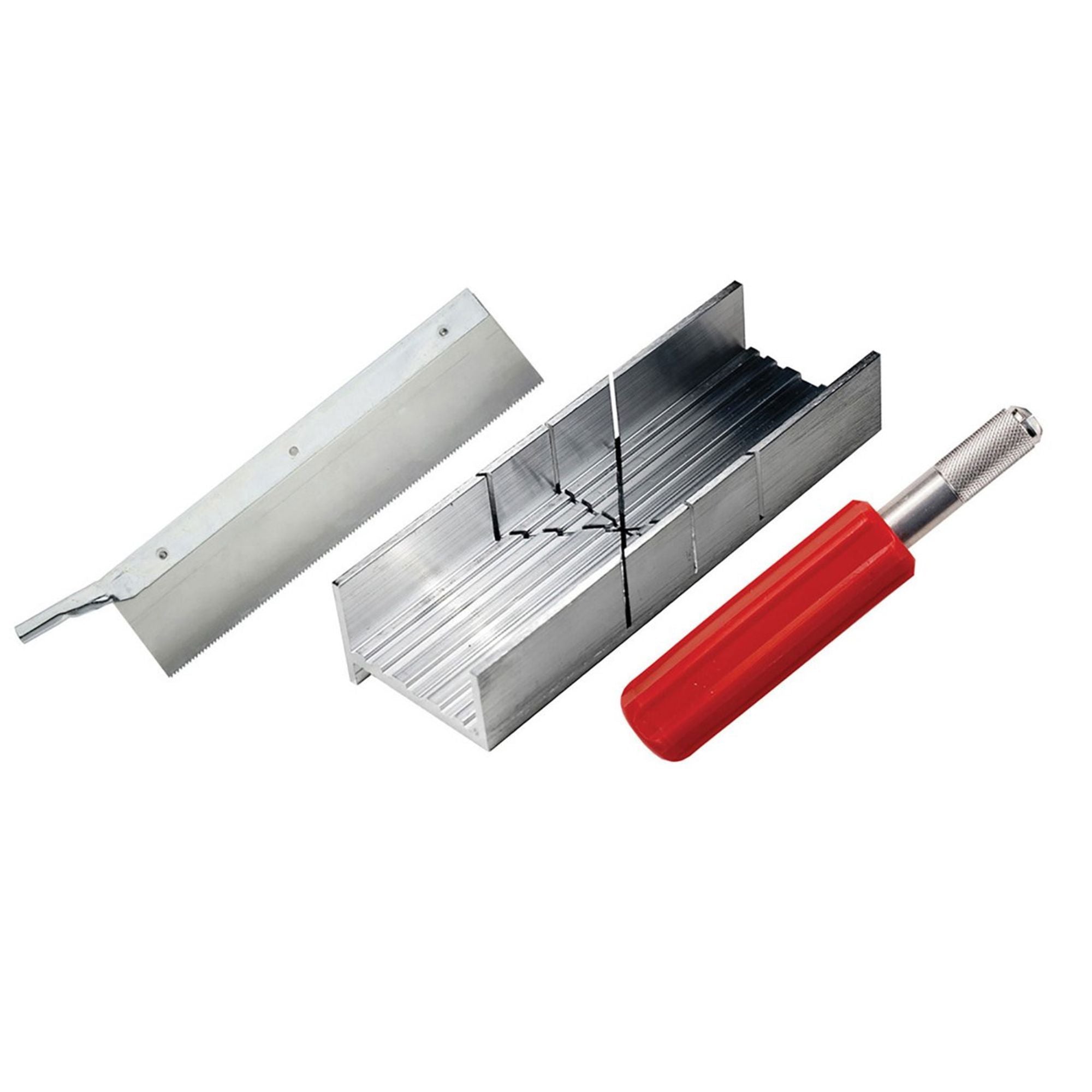 EXL55666 [file:EXL55666-1.jpg] Mitre Box Set (K5 Handle, #30490 Saw Blade) (Carded)