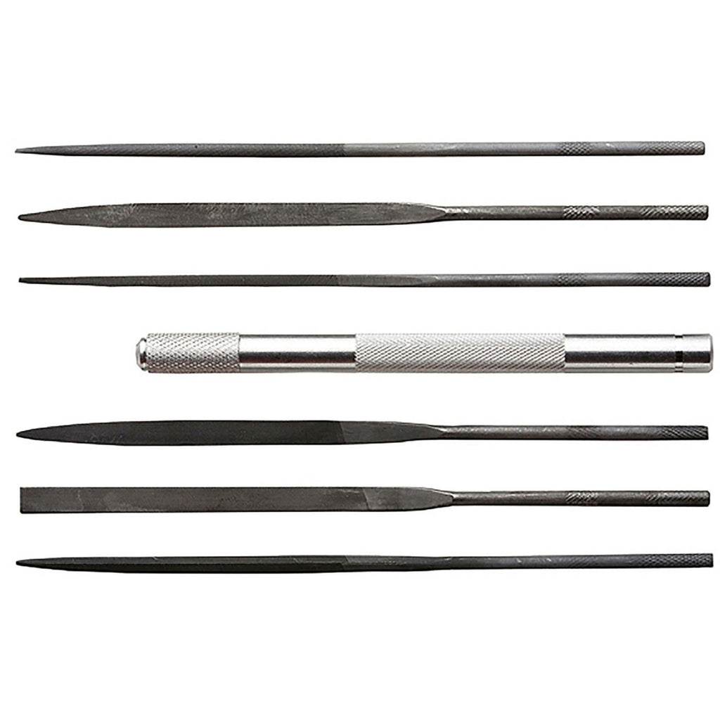 EXL55668-6 [file:EXL55668-6.jpg] 6-Piece Assorted Sharpening File Set with Handle