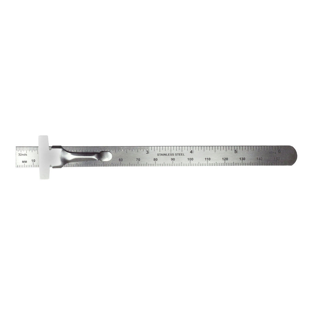 EXL55677-2 Stainless Steel Ruler 6in