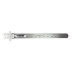 EXL55677-2 [file:EXL55677-2.jpg] Stainless Steel Ruler 6in