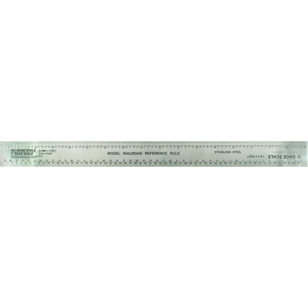 EXL55777-1 [file:EXL55777-1.jpg] 12in Scale Model Railroad Reference Ruler