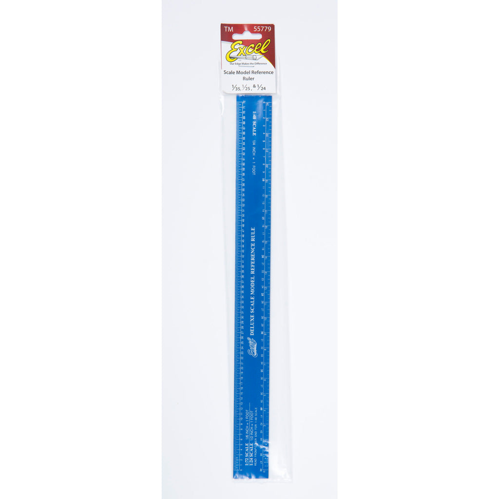 EXL55779-6 [file:EXL55779-6.jpg] 12in Deluxe Scale Model Reference Ruler
