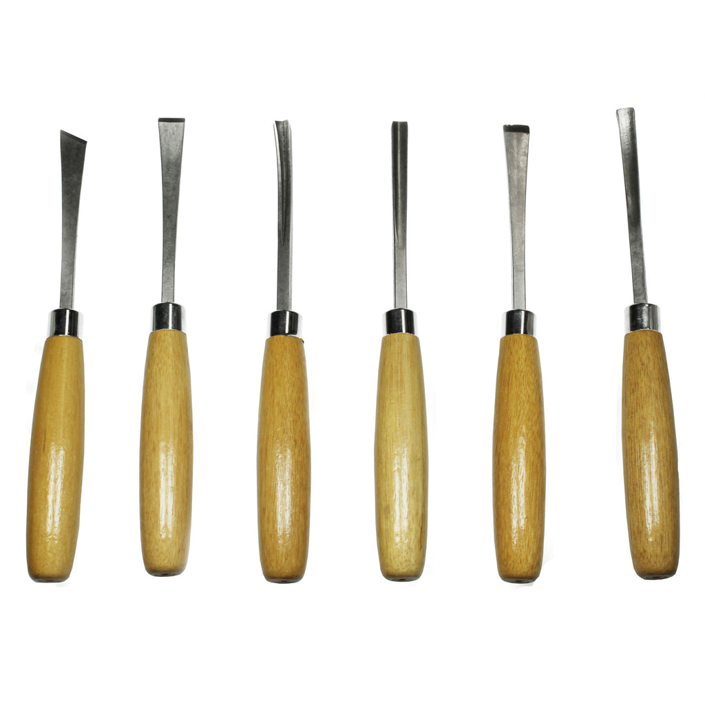 EXL56011-1 [file:EXL56011-1.jpg] Beginners 6 Piece Woodcarving (Shell)