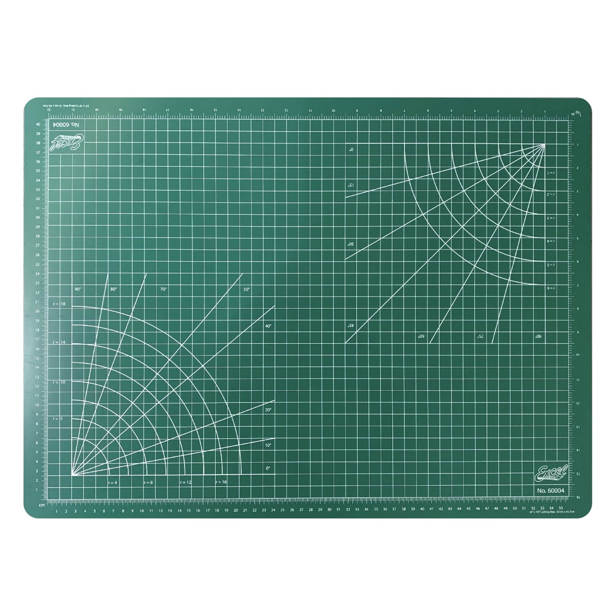 EXL60004 [file:EXL60004-1.jpg] Self-Healing Cutting Mat, 18 x 24in, Green