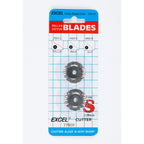 EXL60015-3 [file:EXL60015-3.jpg] 28mm Wave Rotary Blades (2 pcs) (Carded)