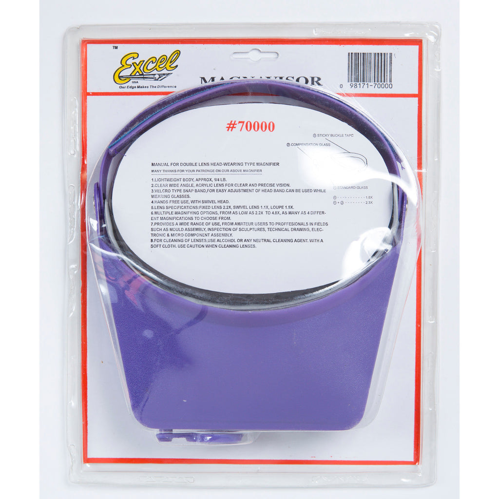 EXL70020-2 [file:EXL70020-2.jpg] MagniVisor Deluxe Head-Worn Magnifier