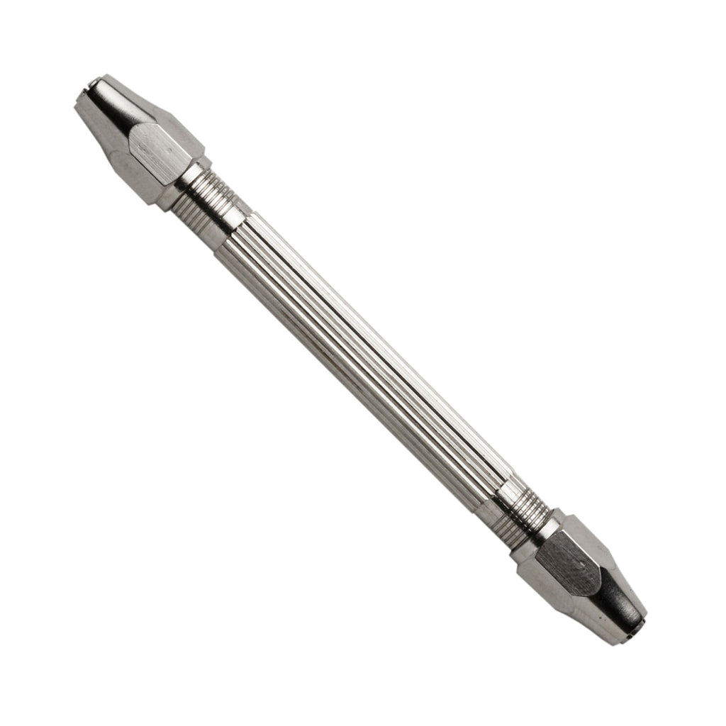 EXL70023-2 [file:EXL70023-2.jpg] Double Ended Pin Vice 4in (Carded)