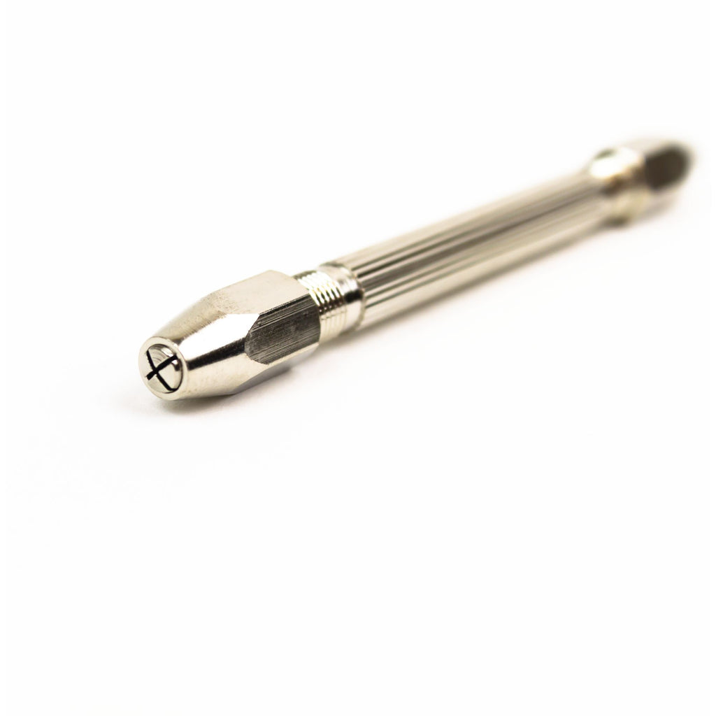 EXL70023-4 [file:EXL70023-4.jpg] Double Ended Pin Vice 4in (Carded)
